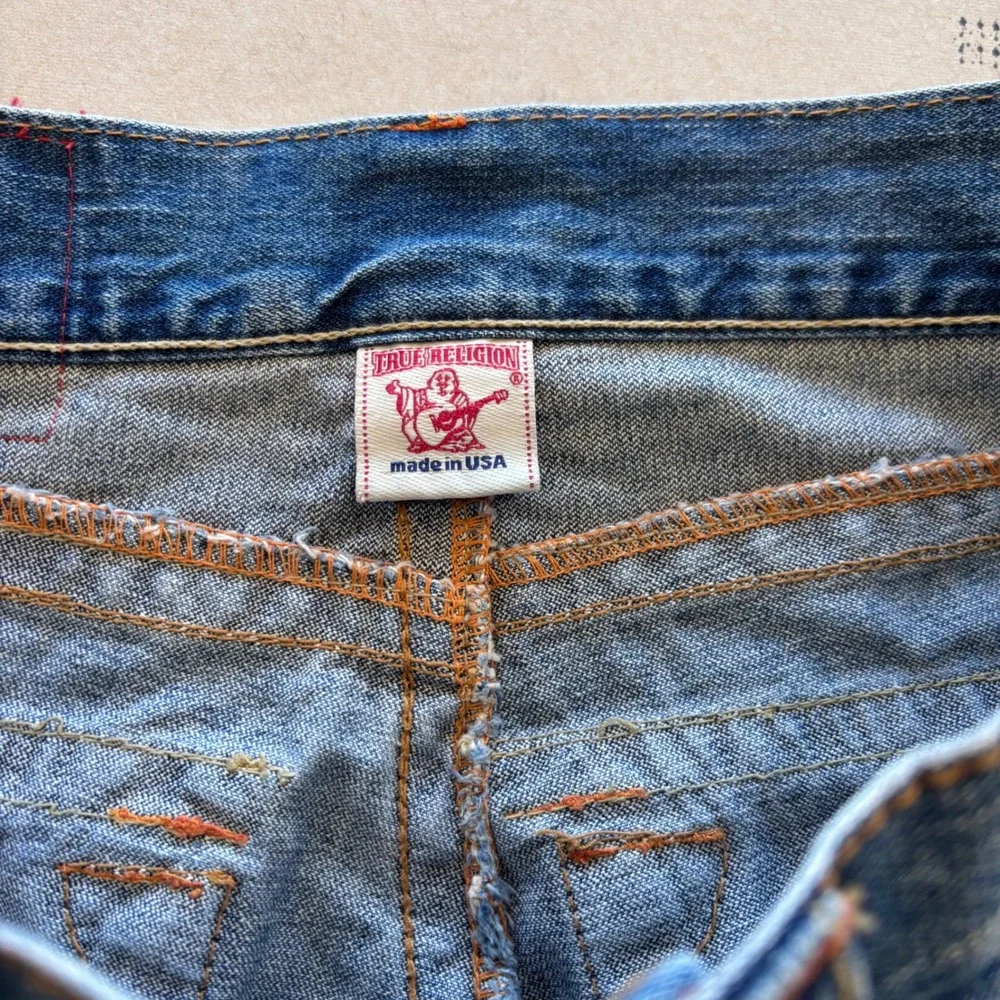 Y2K True Religion Billy Distressed Baggy‎ Jeans